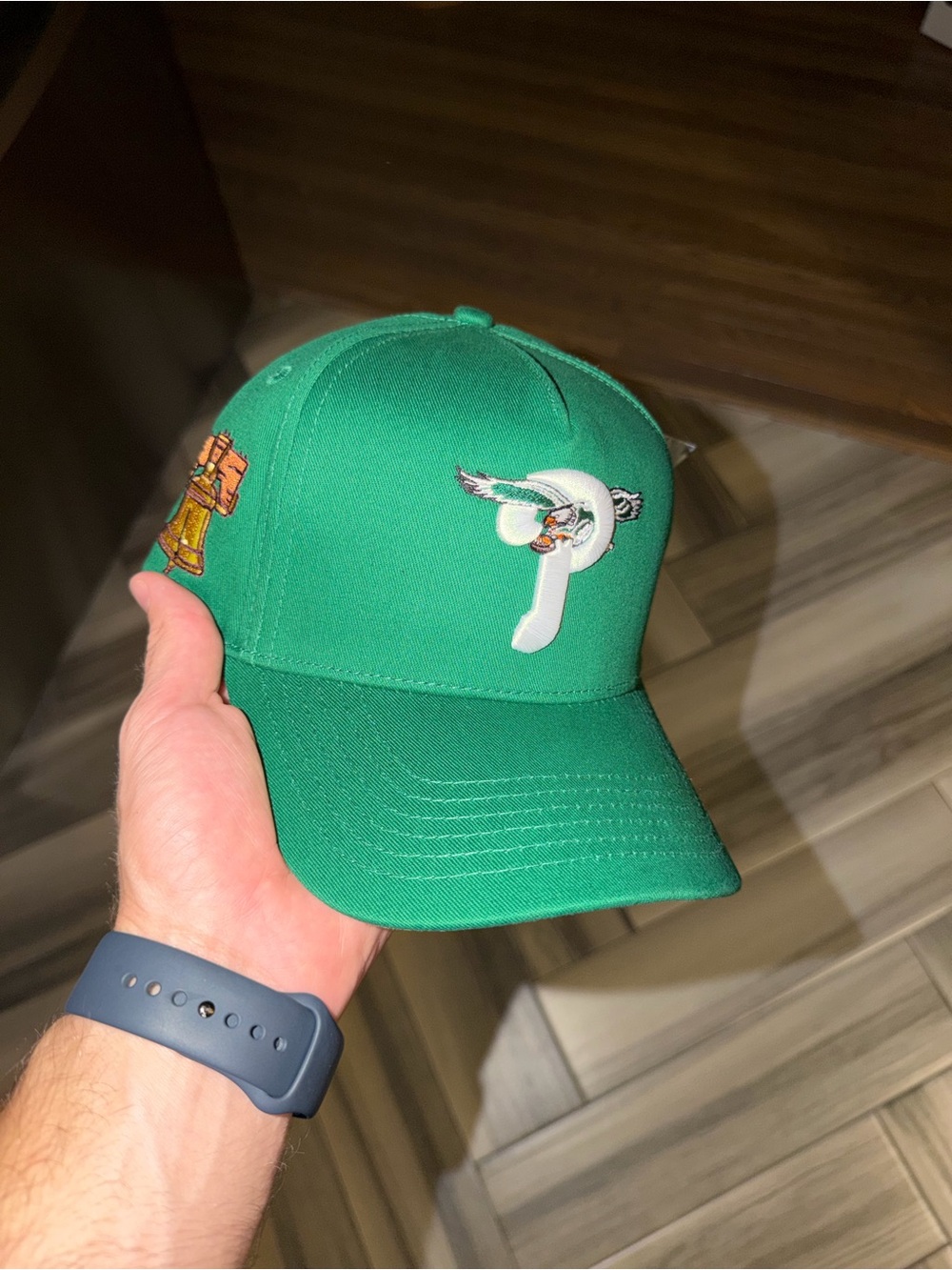 Philadelphia Phillies/Eagles Combo Kelly Green A-frame Hat